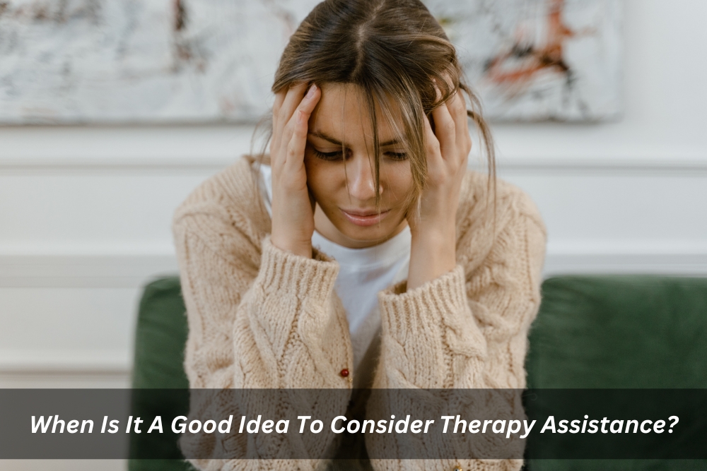 Image presentsWhen Is It A Good Idea To Consider Therapy Assistance